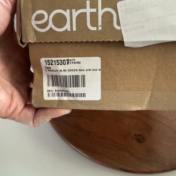 Earth Faine Slip On Flat Round Toe Tan Leather Ankle Boot Women's Size 5 - Picture 13 of 13